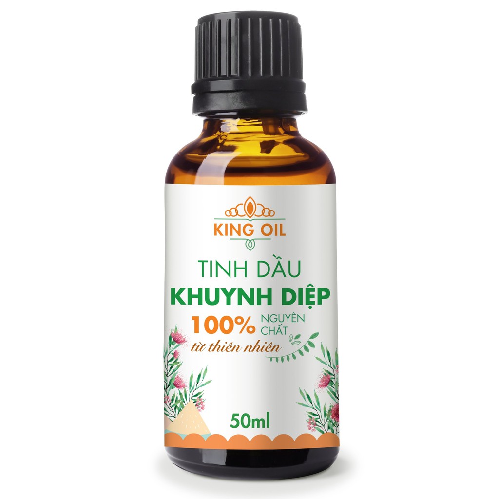 Tinh dầu khuynh diệp (bạch đàn) nguyên chất từ thiên nhiên lọ 10ml, 50ml, 100ml Kingoil