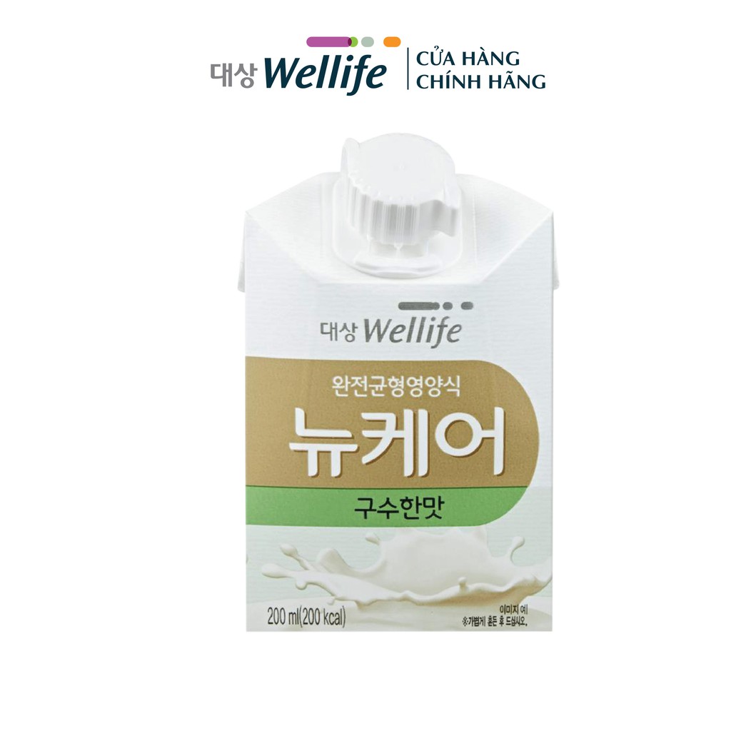 Sữa dinh dưỡng NUCARE vị gạo rang Daesang Wellife NUCARE roasted rice 200ml