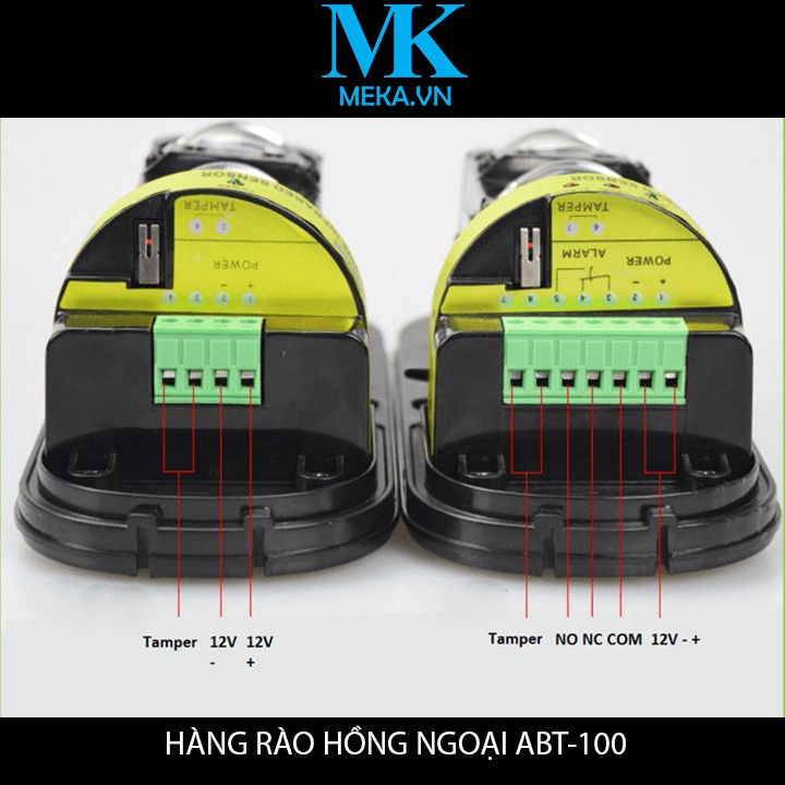 HÀNG RÀO HỒNG NGOẠI ABT-100 CÓ ĐẾ KIM LOẠI