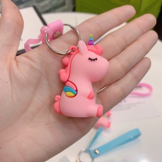 Móc khoá silicon ngựa Pony