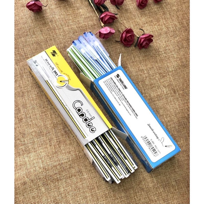 BÚT BI NẾN THIÊN LONG TL-093 NÉT 0.6mm VIẾT TRƠN, ÊM, MỰC RA ĐỀU