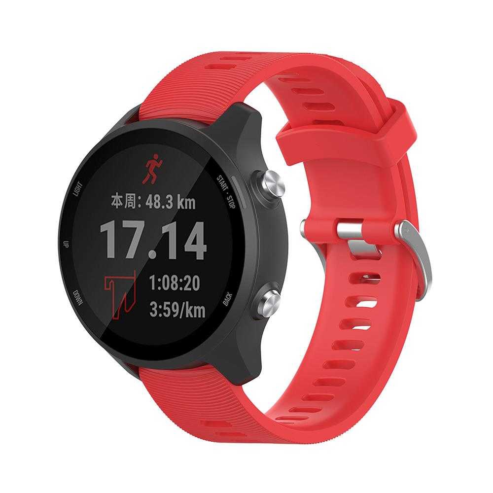 Dây Đeo Silicon Mềm Nhiều Màu Cho Đồng Hồ Thông Minh Garmin Forerunner 245m 245