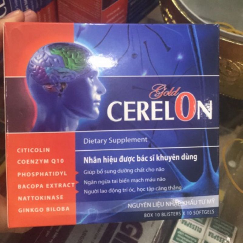 Cerelon Gold giúp hoạt huyết dưỡng não, tăng cường trí nhớ