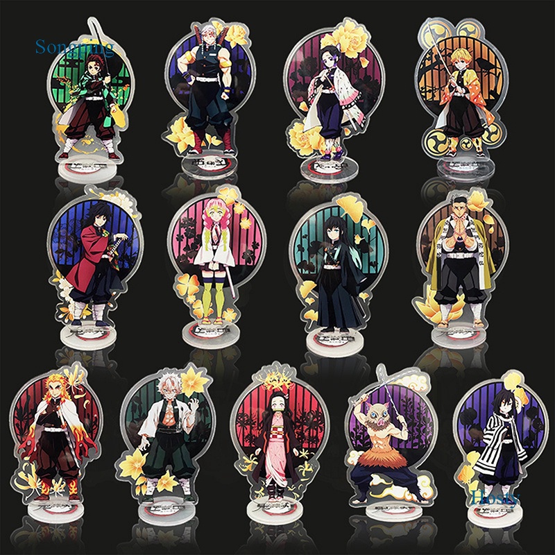 Mô Hình Nhân Vật Kimetsu No Yaiba Kích Thước 15CM Chất Liệu Acrylic Để Bàn Trang Trí