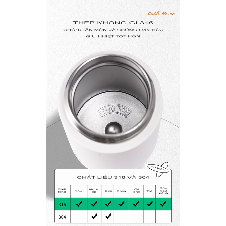Bình giữ nhiệt Diller MLH9078 tai thỏ gập