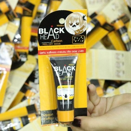 Gel Lột Mụn Đầu Đen Mistine Blackhead Black Head Carbon Peel Off Mask