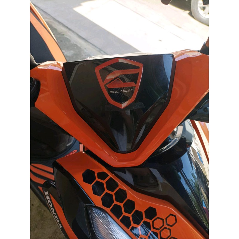 Tem Logo Click 125i 150i Biểu Tượng 3D Epoxy Resin Sticker Cho Xe Máy Honda