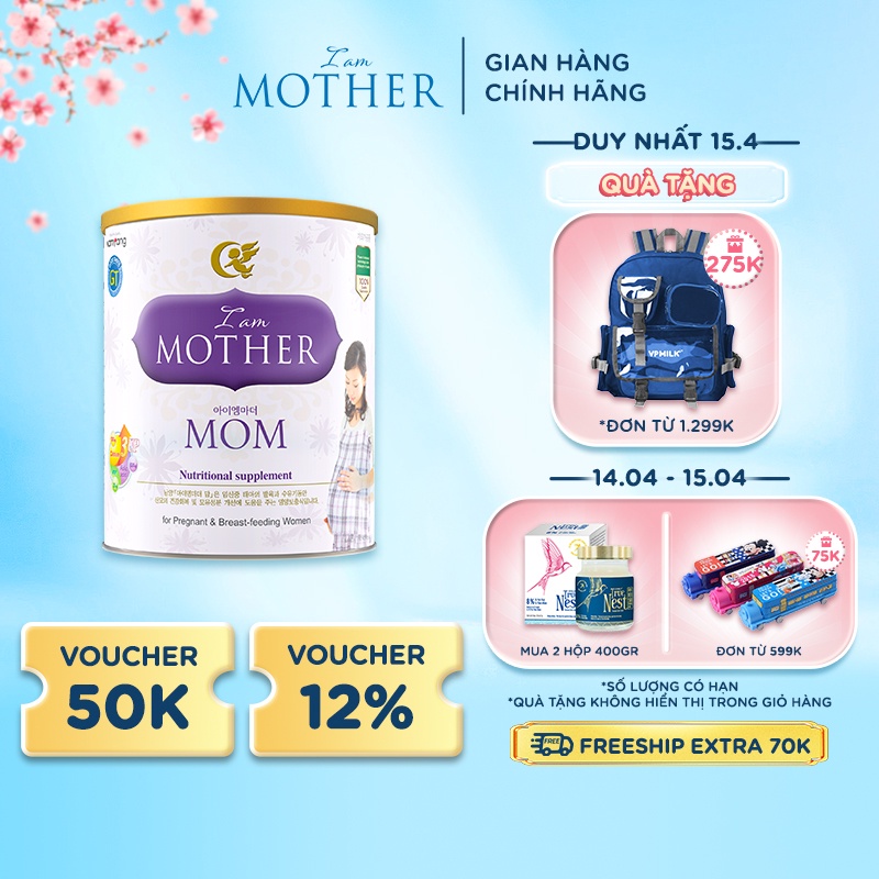 Sữa bột Namyang I Am Mother mom 400g