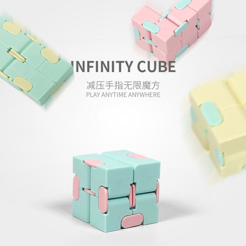 Infinite Rubik s Cube Fingertip Decompression Artifact Macaron Đồ chơi trẻ em Phát triển trí thông minh và nhiều loạ