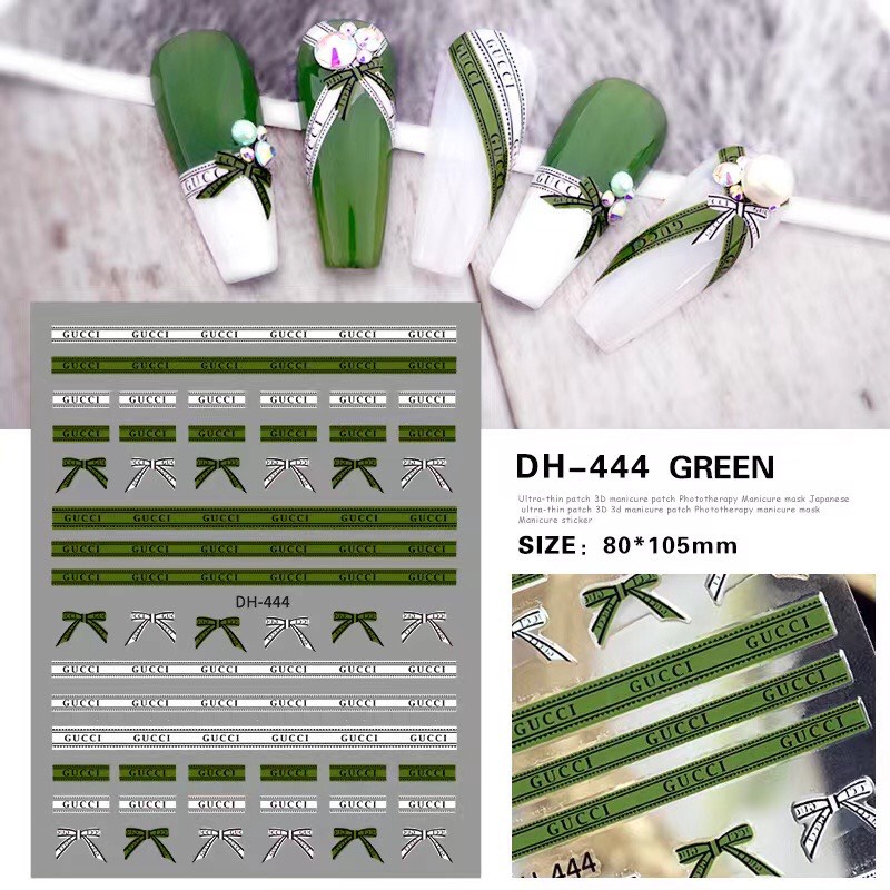Sticker dán móng tay Thương hiệu nổi tiếng 2