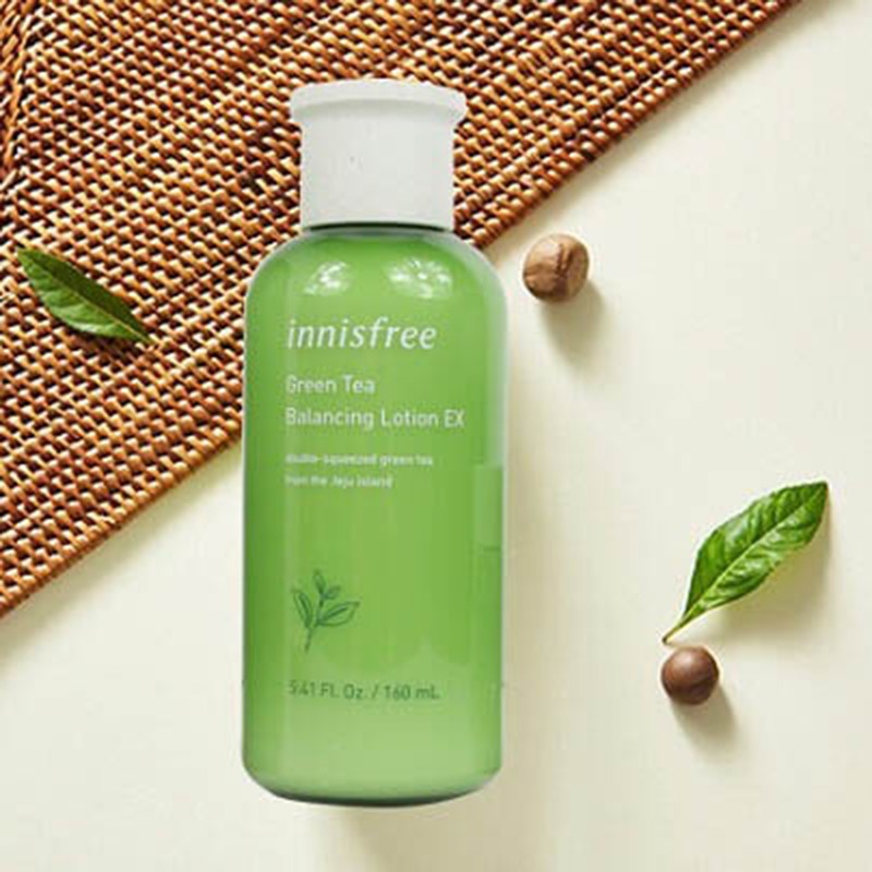 [ L&amp;V] Nước Hoa Hồng Trà Xanh Innisfree Green Tea Skin EX 160ml - ADS COSMETIC