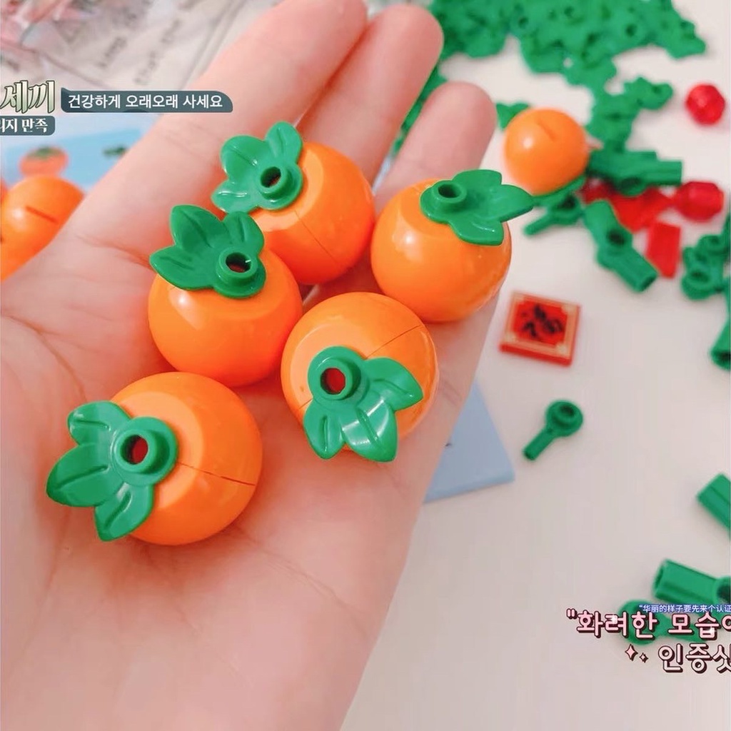 Đồ chơi xếp hình mô hình lắp ráp HỘP NHẠC CÂY QUẤT tặng kèm đèn LED  Nanoblocks