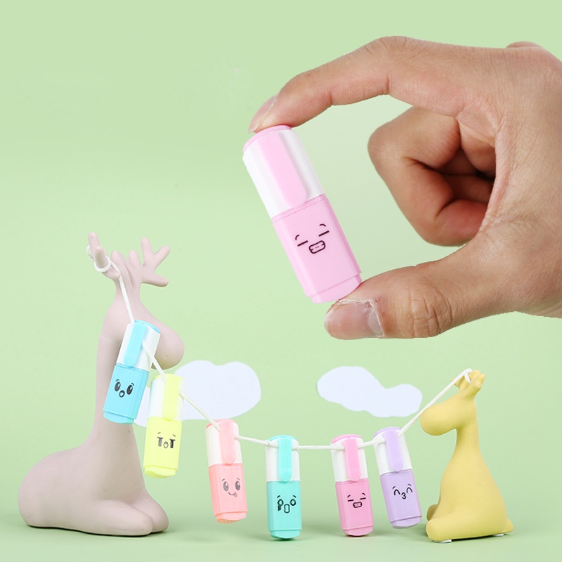 Bút Dạ Quang Mini - Bút Highlight Đánh Dấu Ghi Chú, Trang Trí Sổ  Cảm Xúc Dễ Thương