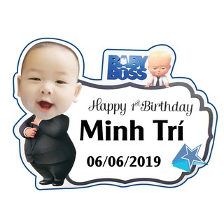 Biển tên sinh nhật cho bé trai