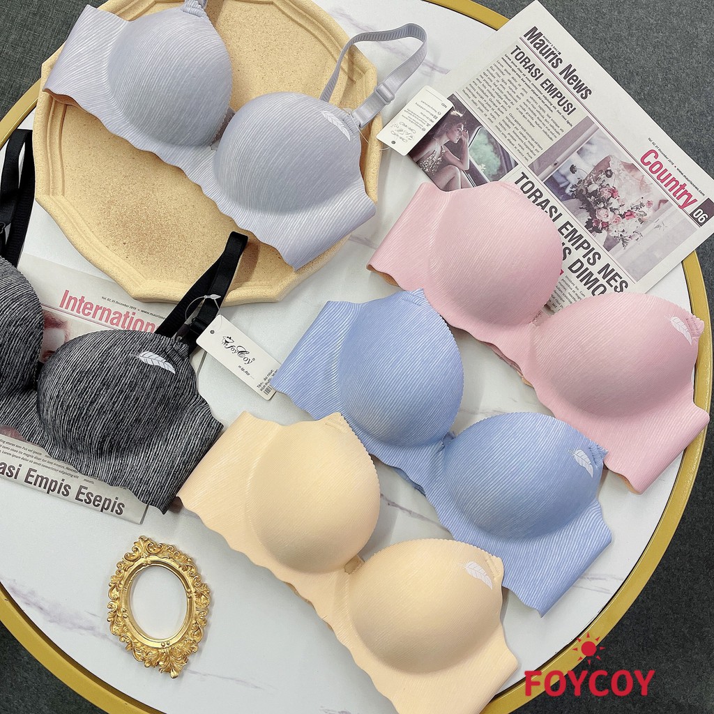 ÁO LÓT SU ĐÚC KHÔNG GỌNG HÌNH  LÁ CÂY ĐỆM BÀN TAY NÂNG NGỰC NHIỀU VANVENE A260 | BigBuy360 - bigbuy360.vn