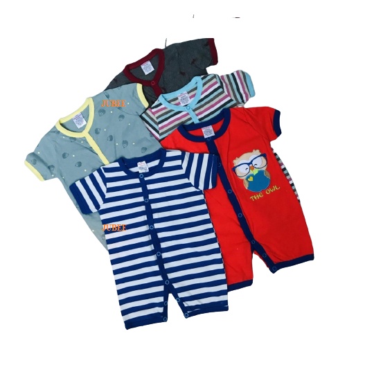 Set 5 bộ body Đùi liền quần nút giữa sản xuất Việt Nam dành cho bé 3 tháng - 2 tuổi( Màu ngẫu nhiên )