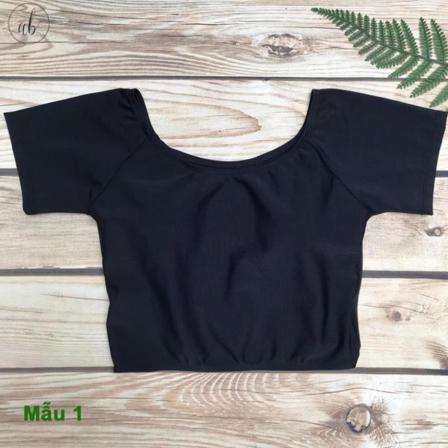 Áo bơi nữ lẻ ngắn tay, áo bơi croptop, áo tập, Mẫu 1-6 (Freesize 40 - 60kg) sexy  ཾ ་ | BigBuy360 - bigbuy360.vn