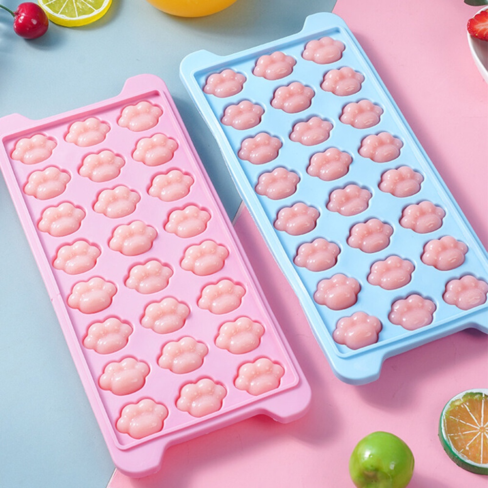 Khuôn silicon Làm Đá Hình Bàn Chân Mèo