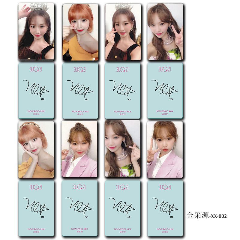 Set card chữ kí Kim Chaewon IZONE