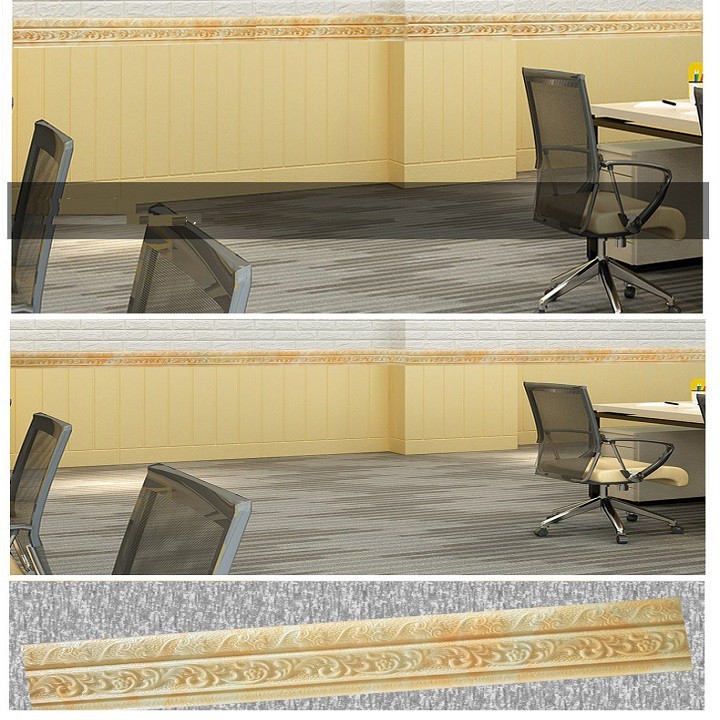 [FREE SHIP] 👍 PHÀO CHỈ XỐP, VIỀN XỐP DÁN TƯỜNG 3D CAO CẤP LOẠI 1, KHỔ LỚN NHẤT 2M3x8cm | BigBuy360 - bigbuy360.vn