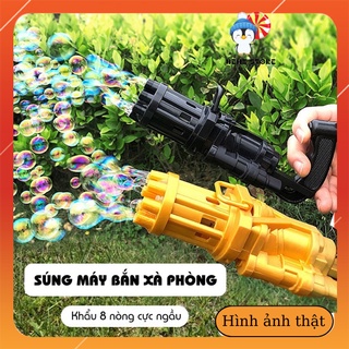 Đồ chơi  súng thổi bong bóng xà phòng 8 nòng đẹp siêu mạnh SXP00