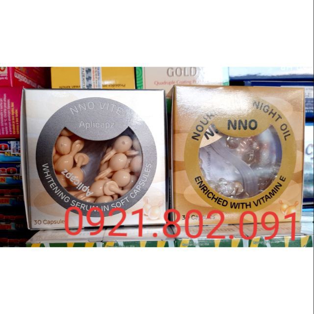 Nno và nno vite viên dưỡng ẩm, trắng da