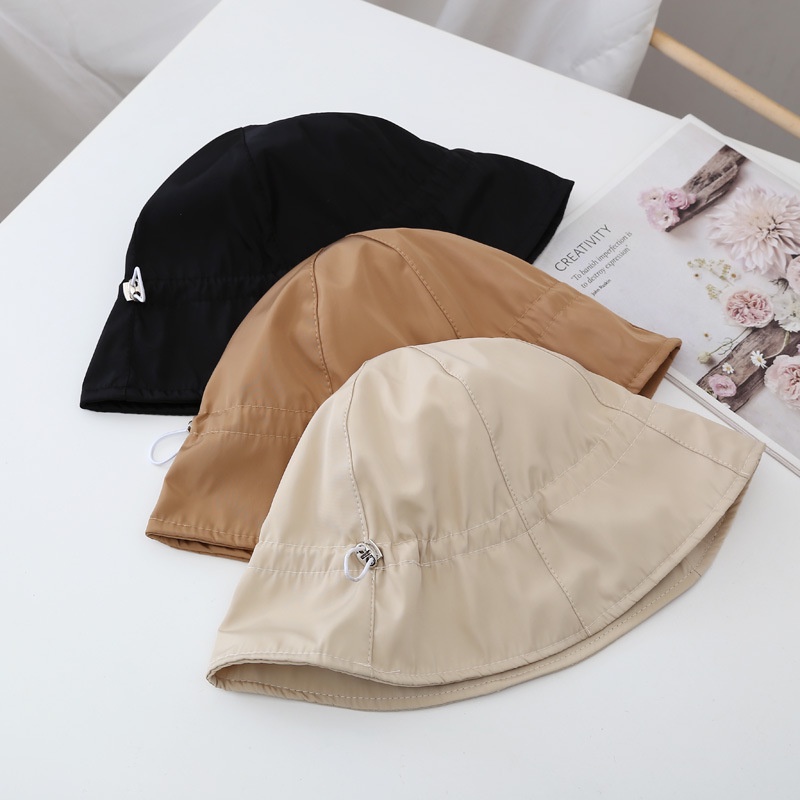 Nón Tai Bèo Thiết Kế Dây Rút Điều Chỉnh Được Phong Cách Nhật Bản Thời Trang Mùa Hè Cho Nữ