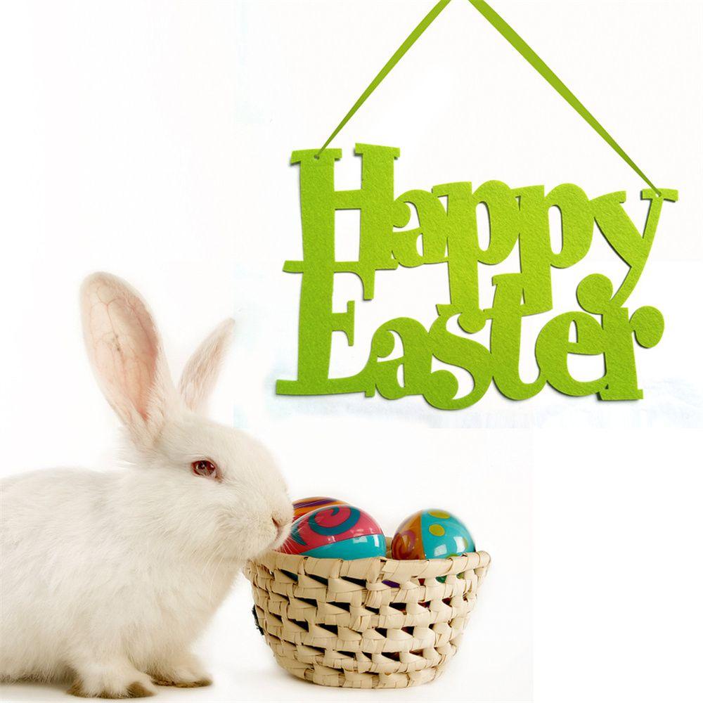 Phụ Kiện Treo Trang Trí Nhà Cửa Hình Thỏ Phục Sinh DIY