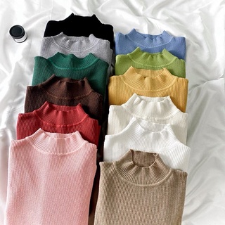 Áo len cổ 3p style Hàn Quốc