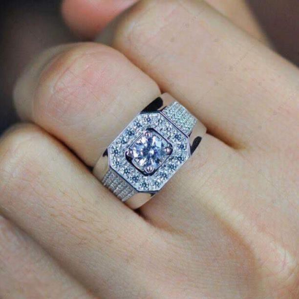 Nhẫn bạc nam xi bạch kim SHOP CÓ TUYỂN CTV GIÁ TẠI XƯỞNG