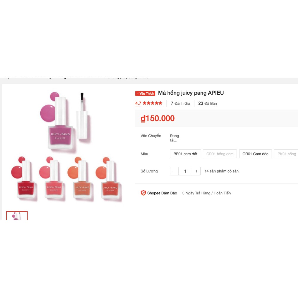 Má hồng juicy pang APIEU | BigBuy360 - bigbuy360.vn