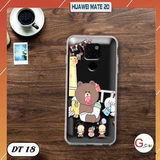 Ốp lưng Huawei Mate 20 dẻo trong in hình