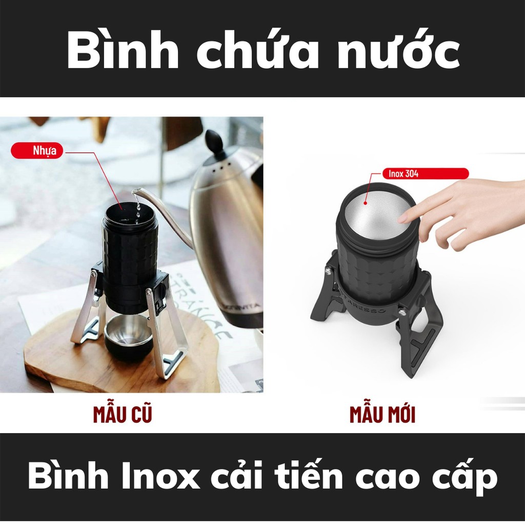 [Phụ Kiện] Máy pha cà phê Mini Staresso Mirage Pro 2021 Chính hãng pha cafe rang xay Espresso nguyên chất