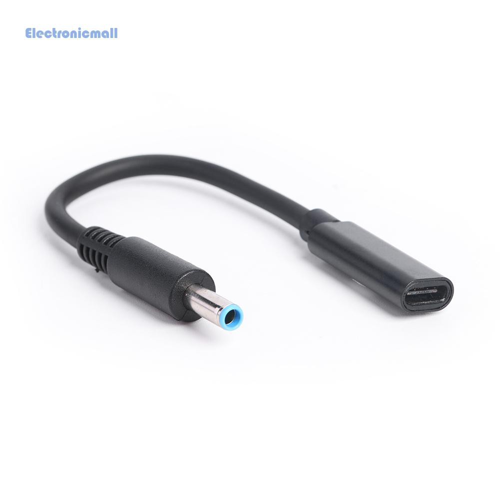 Đầu chuyển đổi cổng Usb Type C sang 4.5x3.0mm Dc cho máy tính xách tay HP