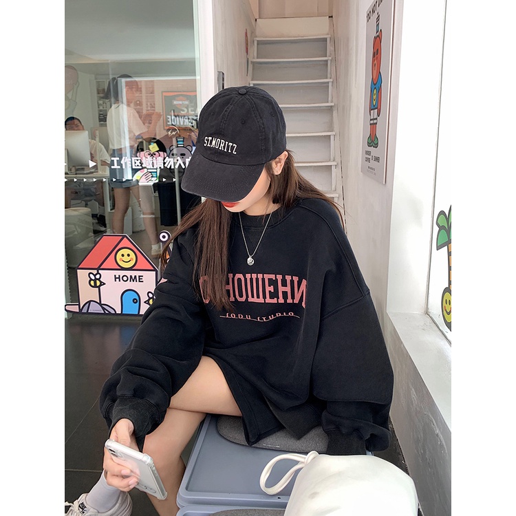 SQ013 - Bộ quần áo nỉ thể thao form rộng đùi sooc OTHOWEHNE tay bo oversite, Set áo hoodie sweater dài tay và quần short