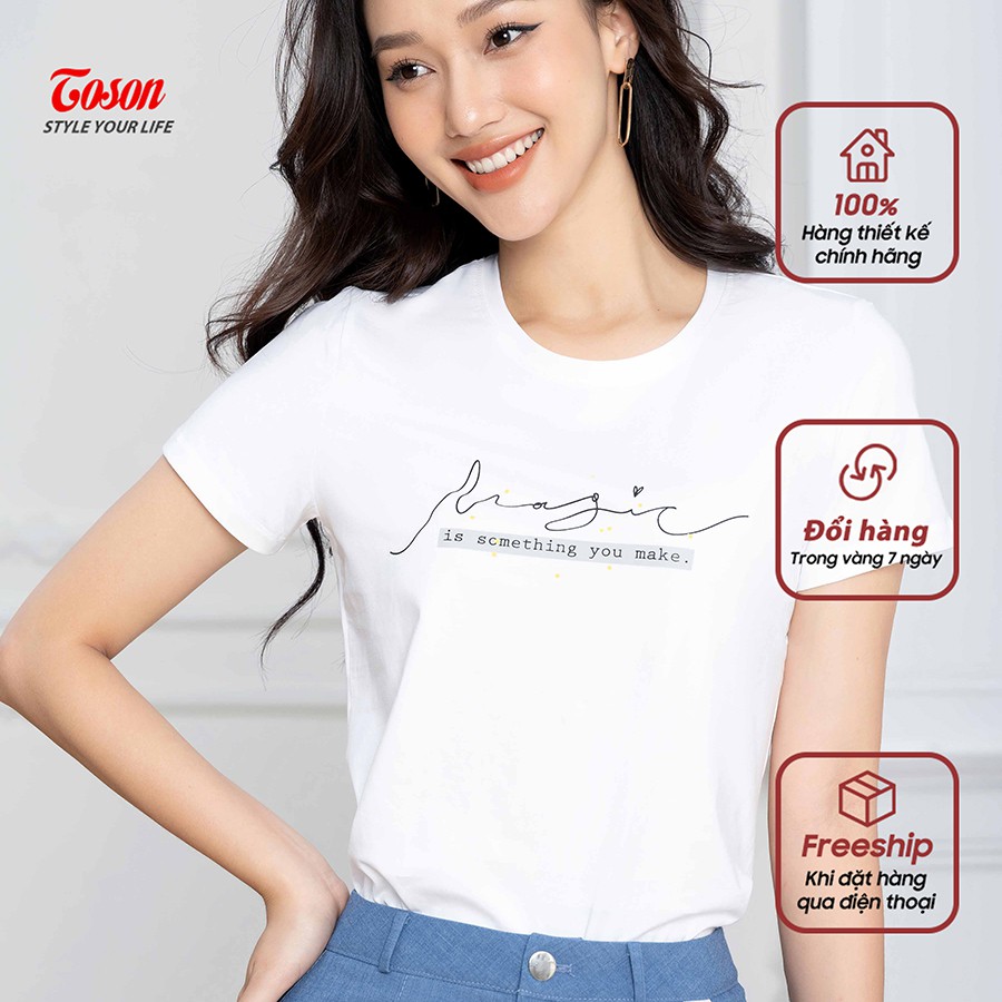 Áo phông cổ tròn in chữ MAGIC -AP013