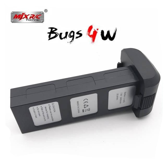 PIN FLYCAM MJX BUGS 4W 7.6V 3400mAh Li-po