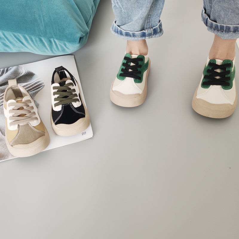 Giày Lười Vải Canvas Đế Mềm Cho Bé