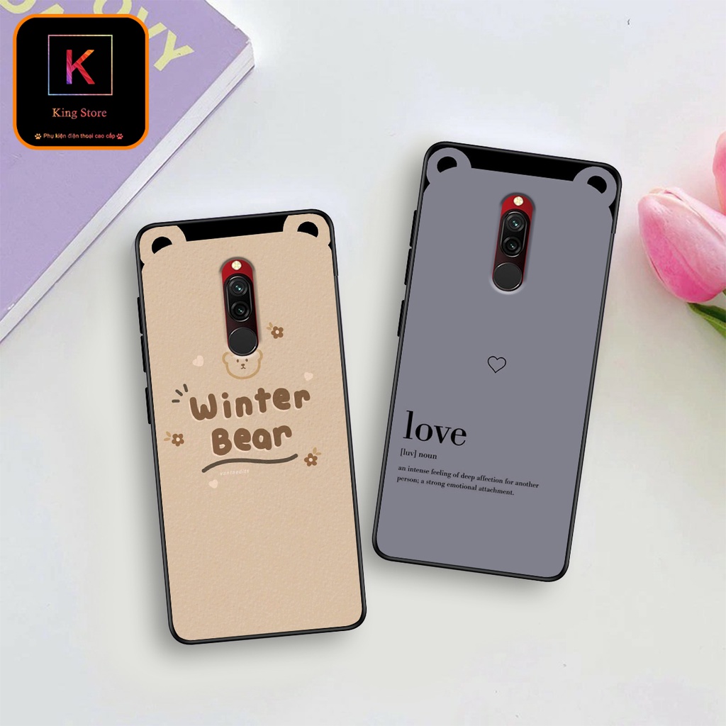 Ốp lưng Xiaomi Redmi 7 - Redmi 7A - Redmi 8 - Redmi 8A - Ốp in hình tai thỏ siêu dễ thương