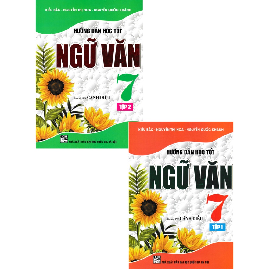 SÁCH - combo hướng dẫn học tốt ngữ văn 7 (bám sát sgk cánh diều - bộ 2 cuốn)