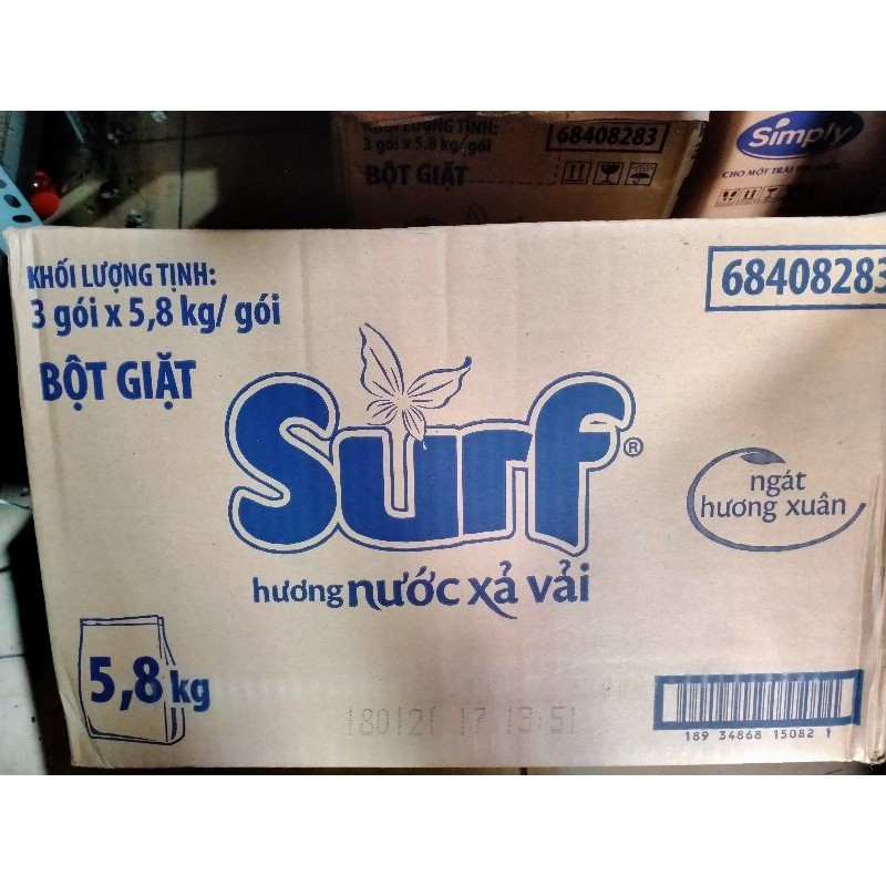 bột giặt surf 6kg