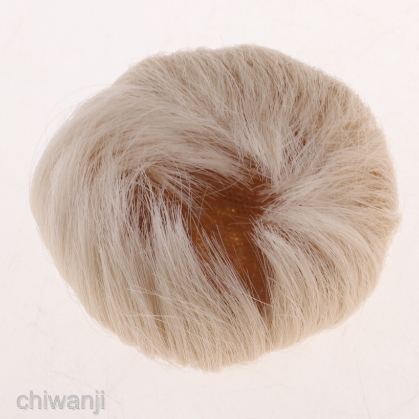 Tóc Giả Ngắn Màu Be Cho Búp Bê BJD 1 / 8