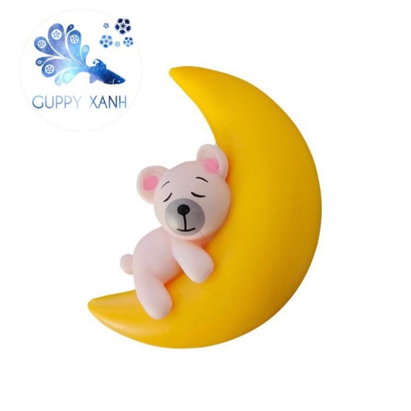 Mô hình thợ lặn trang trí hồ cá, songoku, phù thủy, phi hành gia nhỏ lơ lững cực kỳ dễ thương