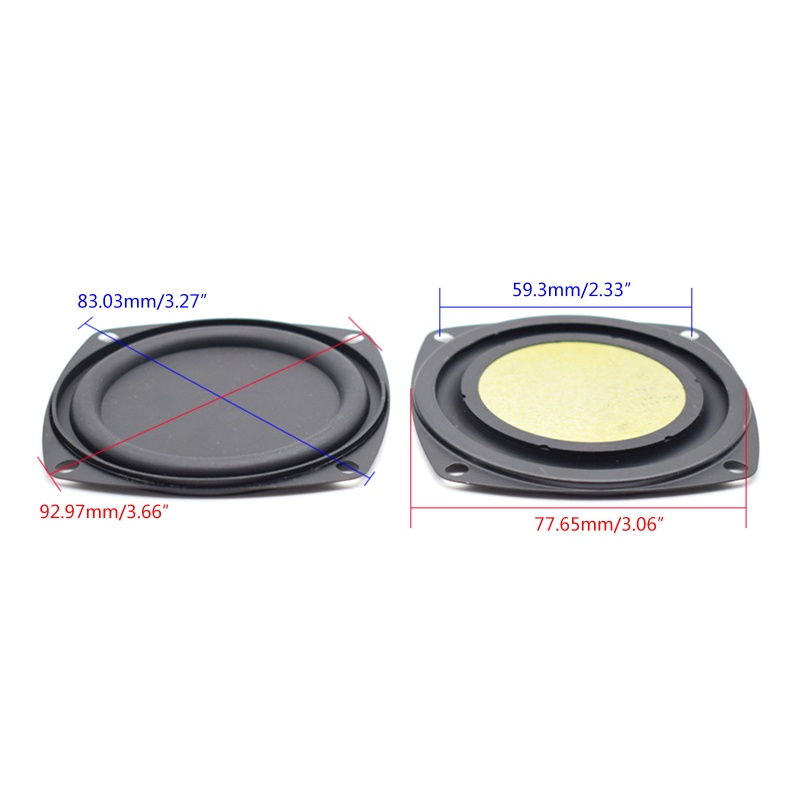 Set 2 Màng Tản Nhiệt Bass 78MM Chuyên Dụng Cho Loa Woofer D