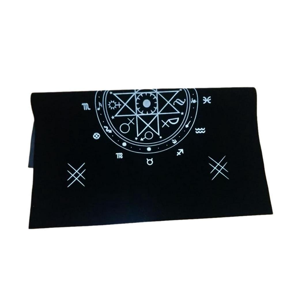 Khăn trải bàn họa tiết bài tarot cỡ 50x50cm