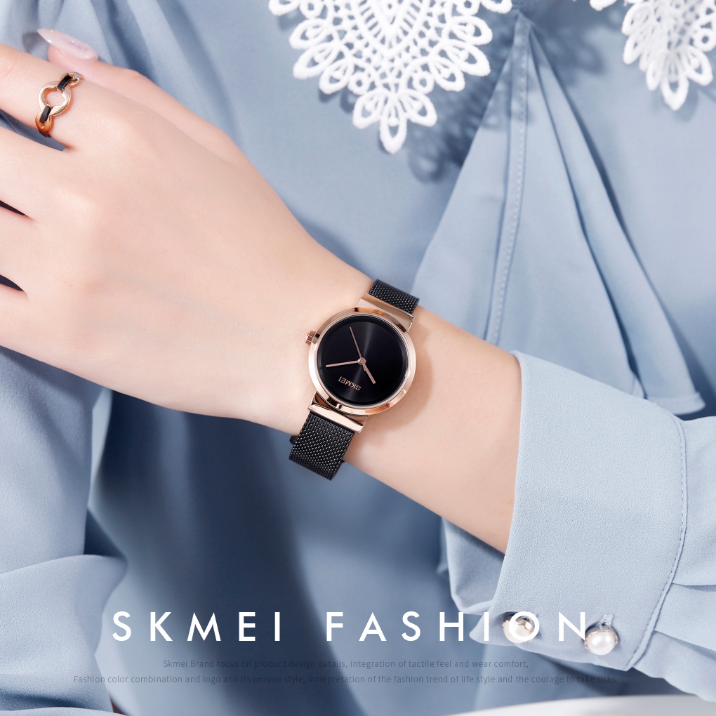 Đồng Hồ SKMEI 1595 Chuyển Động Thạch Anh Dây Bằng Thép Không Gỉ | BigBuy360 - bigbuy360.vn