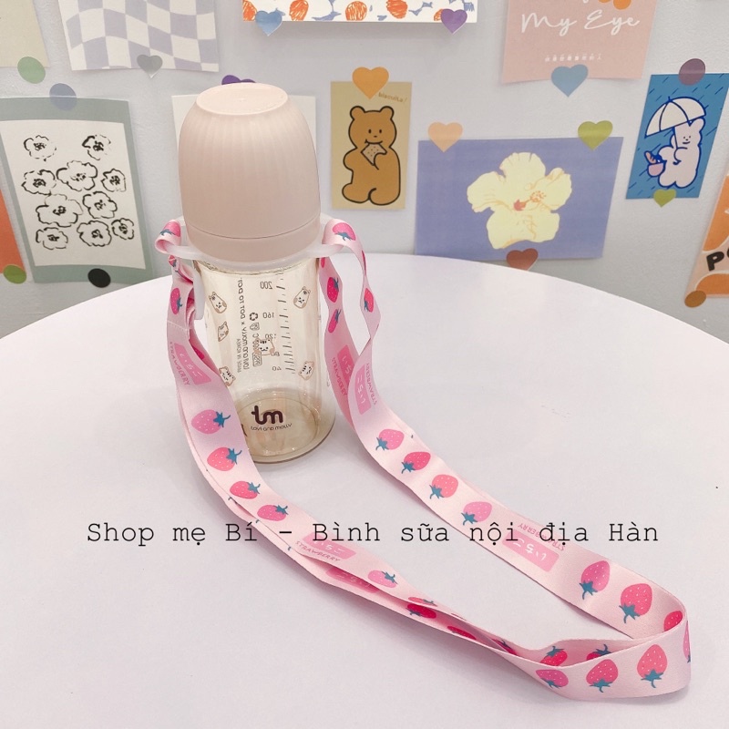 Dây đeo bình sữa cổ rộng cho bé
