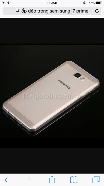 Combo: 2 Ốp dẻo Trong j7 Prime