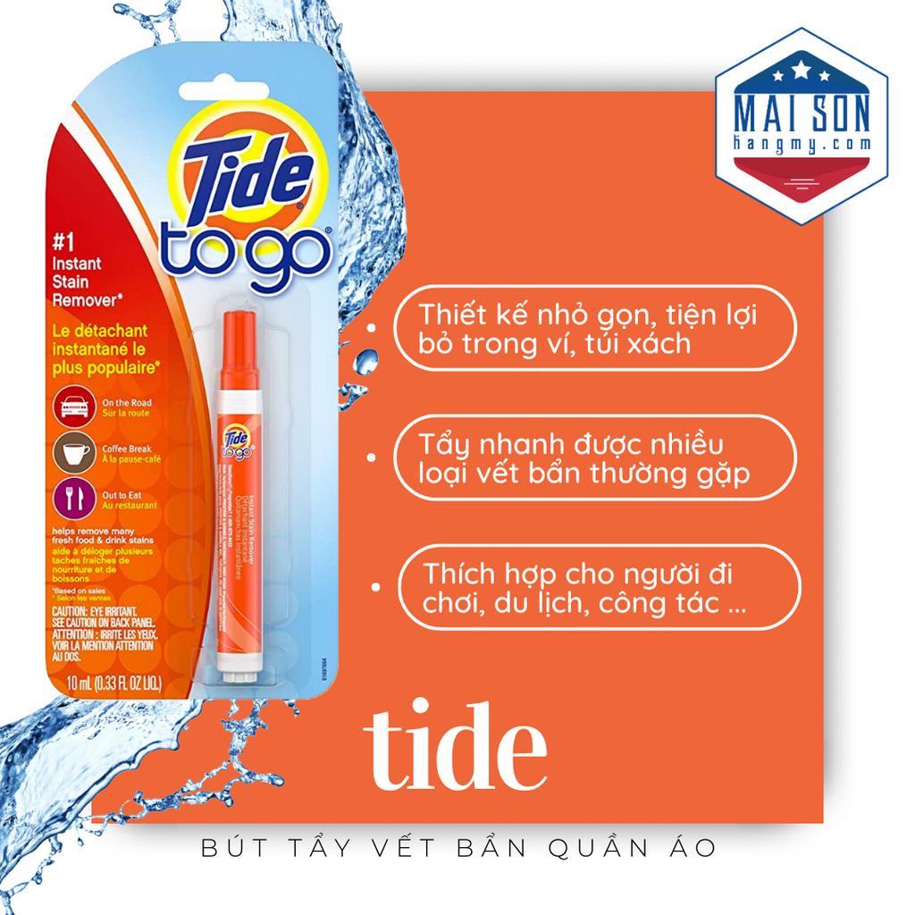 BÚT TẨY VẾT BẨN QUẦN ÁO TIDE TO GO - Hàng Nhập USA Chính Hãng
