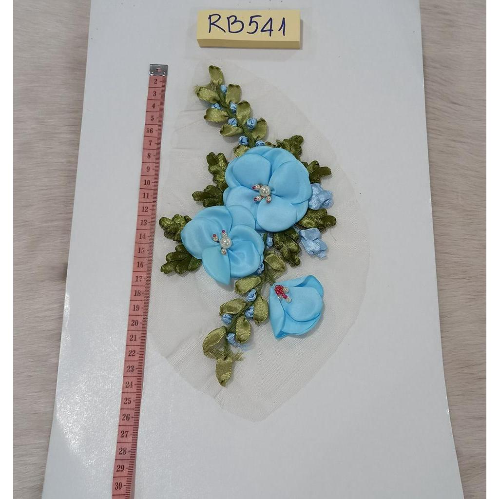 [Ảnh thật] [Có sẵn] hoa ruy băng trà 2 hoa  xinh xắn hành thiết kế cao cấp